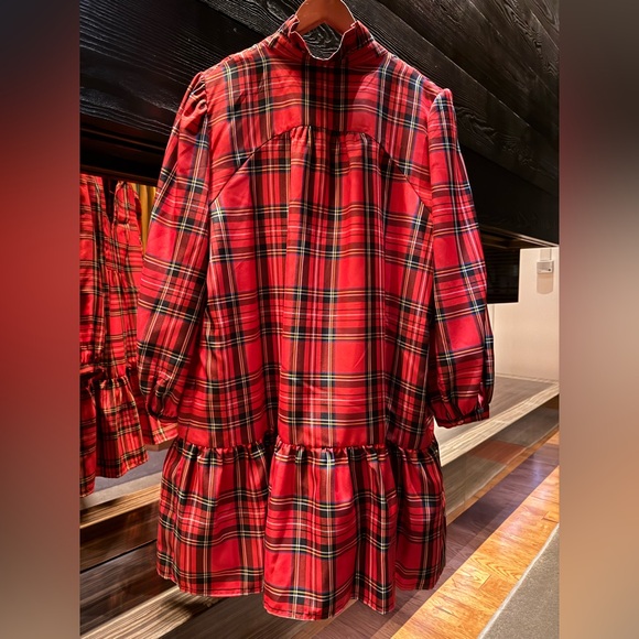 Tuckernuck Royal Stewart Tartan Palmerston Dress Size XL - Picture 4 of 5